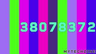 Numbers 1 To 1234567890 | Colorful Numbers 1 To 1234567890