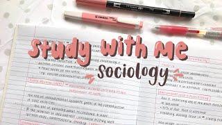 study with me: sociology