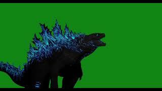 Godzilla roar green screen #blender #godzilla #Pwnisher #godzillavskong