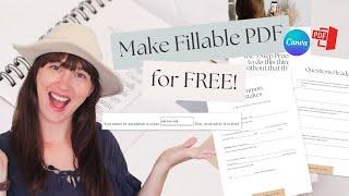 How to Create a Fillable PDF Workbook FREE