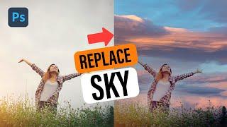 How to replace sky in Photoshop 2023 | Photoshop 2023 tutorial | sky replacement photoshop