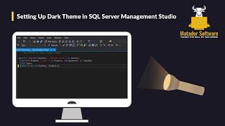 Setting Up Dark Theme in SQL Server Management Studio