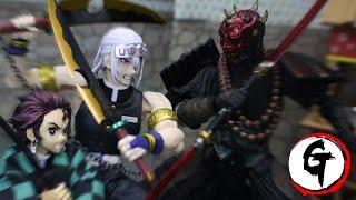 Tanjiro & Tengen VS Darth Maul -Demon Slayer stop motion 炭治郎&宇髄天元 VSダース・モール-鬼滅の刃 ストップモーション