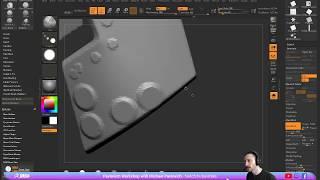 019 ZBrush Brush Dynamic Settings