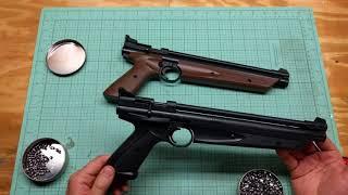 Crosman 1377  vs 1322 review pellet pistol comparison. which one is better