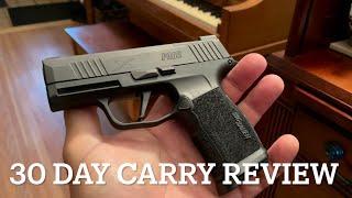 SIG P365X: 30 DAY CARRY EVALUATION