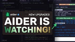 Aider (Upgraded) + Gemini 2.0 Thinking : This AI Coding Agent JUST GOT EVEN BETTER!