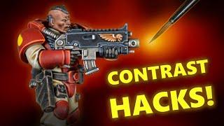 Contrast Hacks! Painting a Blood Angels Scout for Warhammer 40k | Space Marines Tutorial