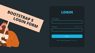 Boostrap 5 LogIn Form | Bootstrap 5 Tutorial