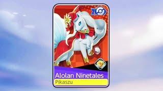 Alolan Ninetales Theater Style Holowear Preview - Pokémon Unite