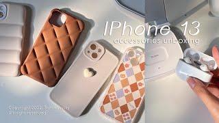 Unboxing iPhone 13 Accesories - Shopee Haul Indonesia (phone cases, earphone, wireless charger)