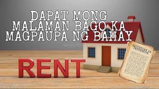 Kasunduan sa Pagpapaupa ng Bahay | Dapat mong Malaman sa Pagpaparenta ng Bahay bilang Landlord