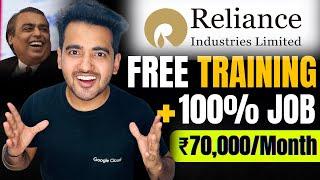 Reliance Offering Free Training with 100% Job Guarantee | Reliance Engineer Graduate Free Course