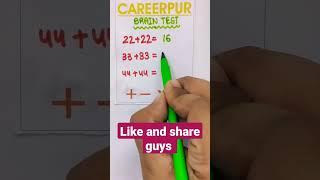 Careerpur Maths tricks #shorts