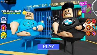 BMW vs MERCEDES BARRY'S PRISON RUN Obby New Update Roblox - All Bosses Battle FULL GAME #roblox