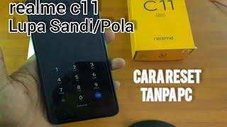 Cara reset hp realme c11 lupa sandi,hard reset realme c11