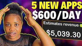 5 New Earning Apps 2025 | Get Paid  $600/Day | Make Money Online 2025 Fast