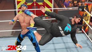 MrBeast Vs Logan Paul | United States Championship Match - WWE 2K24 PS5 [4K]