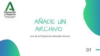 2.1. Añade un archivo a tu Moodle