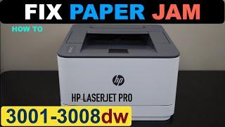 HP LaserJet Printer Paper Jam.