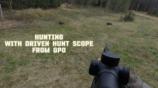 DRIVEN HUNT - 2 WILD BOAR with Blaser / GermanPrecisionOptics (GPO)