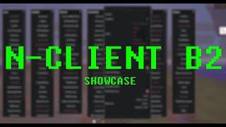 N-Client B2 | Showcase | Minecraft Hacked client | Anarchy | PvP | Bots