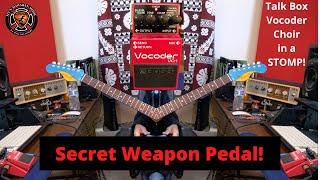 "Secret Weapon Pedal!" Boss VO-1 Vocoder Pedal