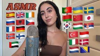 ASMR // TRYING TO SAY “HELLO” IN DIFFERENT LANGUAGES‍️ #asmr