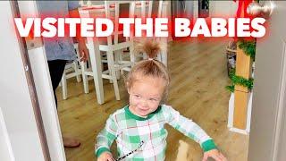 CAN'T KEEP A STRAIGHT FACE | VISITED THE BABIES | Family 5 Vlogs