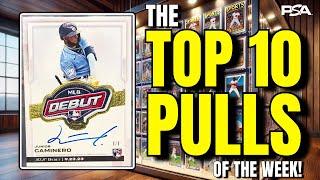 ANOTHER Big MLB Debut Patch Auto Pulled! | TOP 10 Sports Card Pulls of the Week! #177