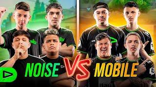 NOVA NOISE vs MOBILES NO 4v4 NA LOUD FREE FIRE!!