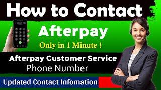 Afterpay Customer Service Number | How to contact Afterpay | phone number Afterpay