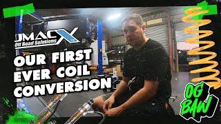 Our First-Ever Coil Conversion on a 79 Series Landcruiser (4200 GVM Upgrade) | Part 1