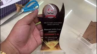 SUBLIMATION Acrylic Momento Trophy Award Manufacturer || Dealer || Wholesaler