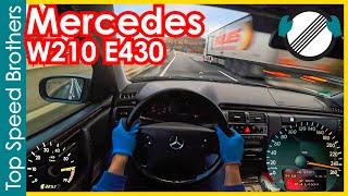 Mercedes Benz E430 T w210 (1999) POV Top Speed Autobahn #FullSend