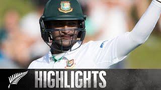 Bangladesh's Highest Ever Partnership | FULL HIGHLIGHTS | 1st Test - BLACKCAPS v Bangladesh, 2017