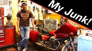 I bought a rare Italian sport bike hidden in junk!