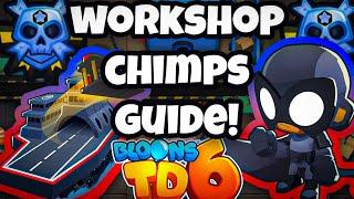 Workshop CHIMPS Black Border Guide! No Micro Best Strategy, Easy CHIMPS walkthrough