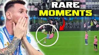 Messi Reaction to His Sons Rare Moments