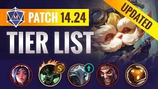 TIER LIST UPDATES for Patch 14.24 | League of Legends