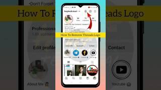 how to remove threads logo in instagram #heytechnical #shorts #instahelping #thread #threads #remove