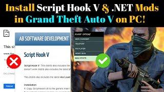 How to Fix & Install Script Hook V and Download .NET - GTA 5 Mods