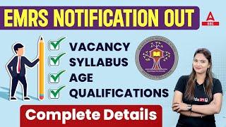 EMRS Vacancy 2023 | EMRS Teacher Recruitment 2023 | EMRS Syllabus, Age, Exam Pattern | Full Details