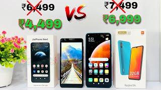 Jio Phone Next  Redmi 9A  Unboxing & Comparison || Cheap Budget smartphones 