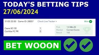 DAILY 2X ODDS ( FREE BETTING TIPS ) - EURO 24 PREDICTIONS 27/06/2024