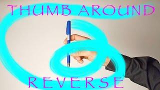 Thumb around reverse. Penspinning trick for beginners. Learn How to Spin A Pen - In Only 1 Minute.