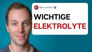 DIESE Mineralstoffe werden unterschätzt (Elektrolyte) mit Peter Hinojal