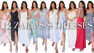 12 ZARA SPRING SUMMER DRESSES | OCCASION WEAR & CASUAL DAY | NEW IN HAUL