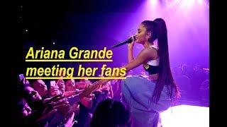 Ariana Grande meeting/surprising fans