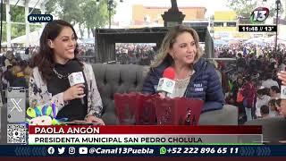 🪅 Paola Angon platicó con Leslye Ortuño y Valeria Barrios, desde el Trueque en San Pedro Cholula.